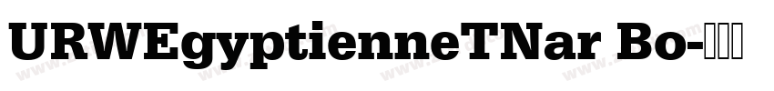 URWEgyptienneTNar Bo字体转换
